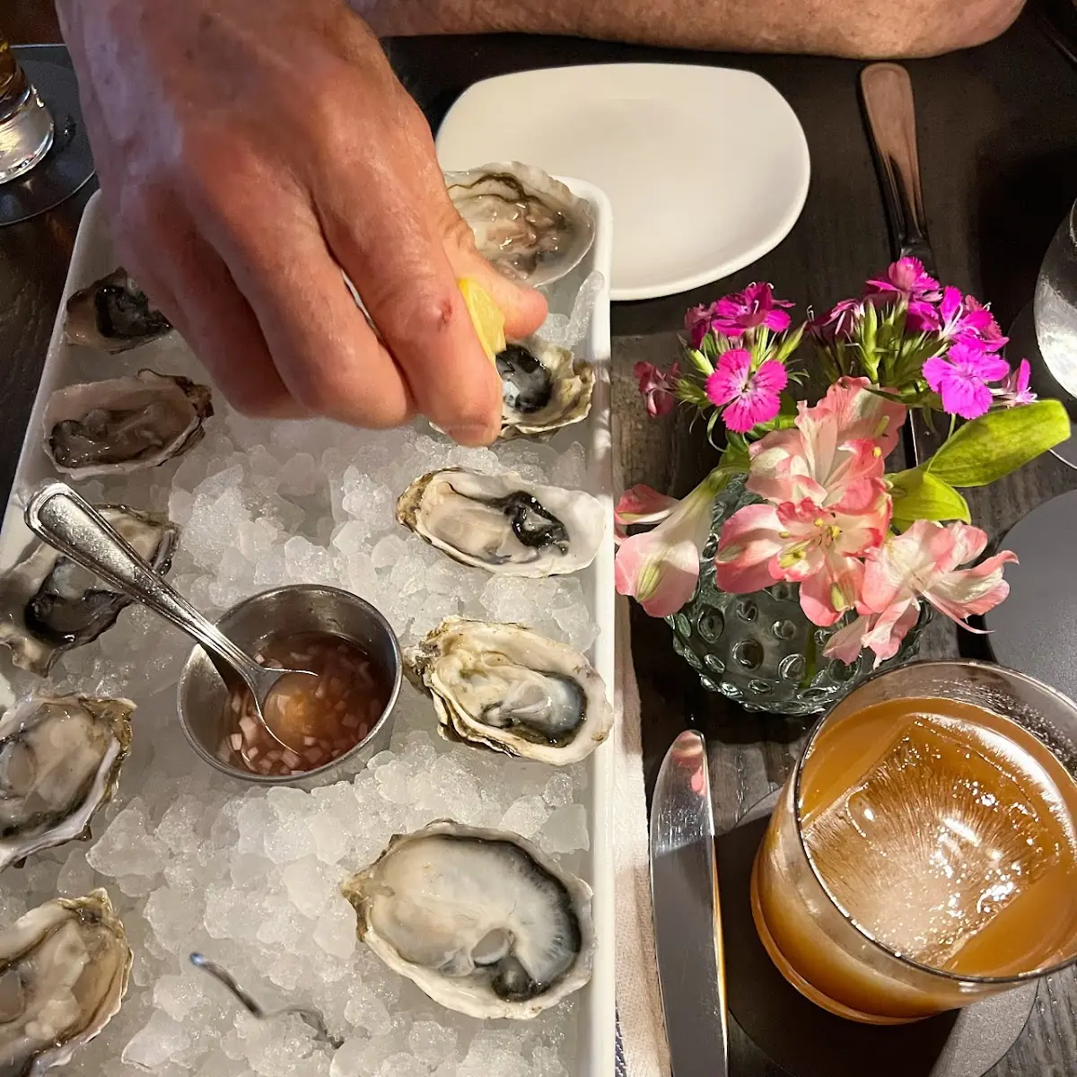 Iced East Coast Oysters