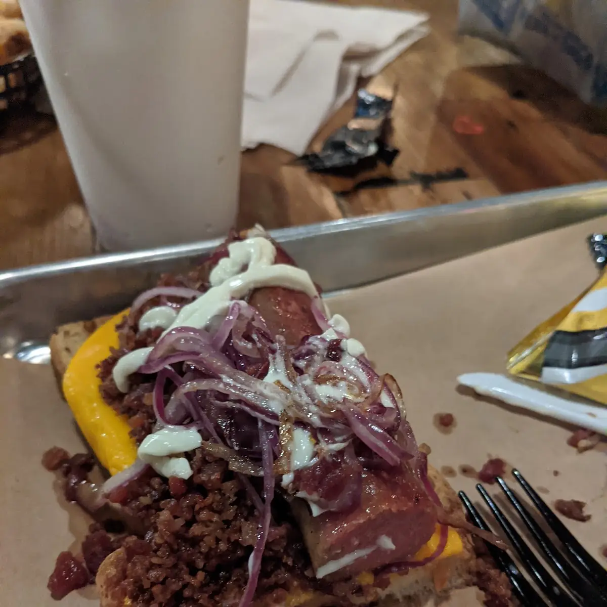 Cheddar Bacon Dog