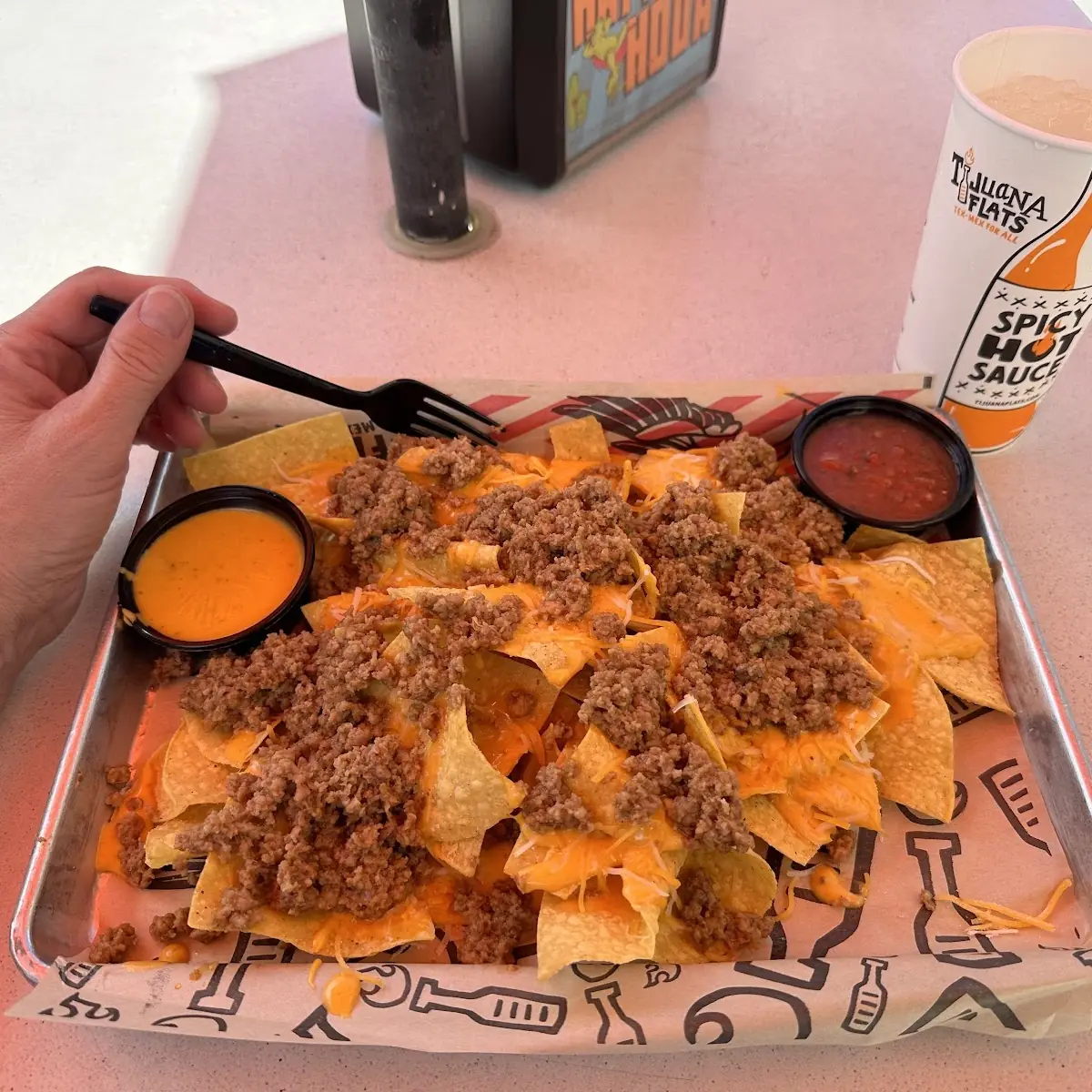 Beef and Cheese Nachos