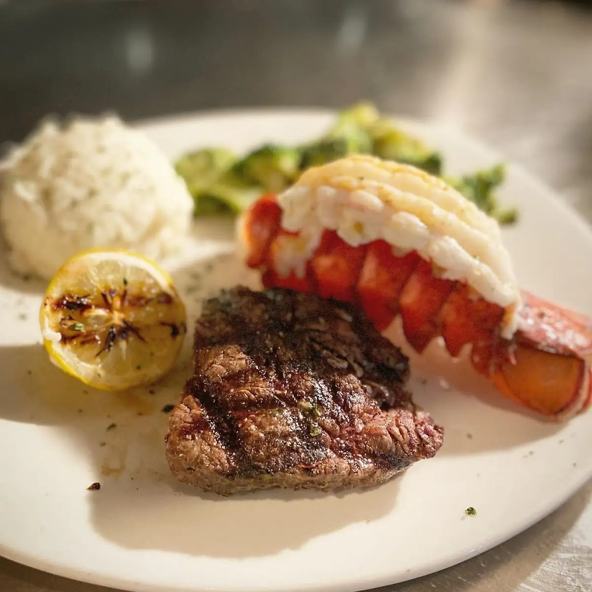 Barrel Cut Filet & Lobster Tail