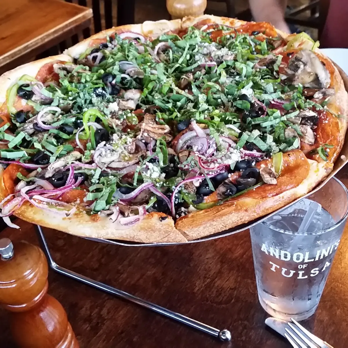 Vegetarian Pizza with Pepperoni