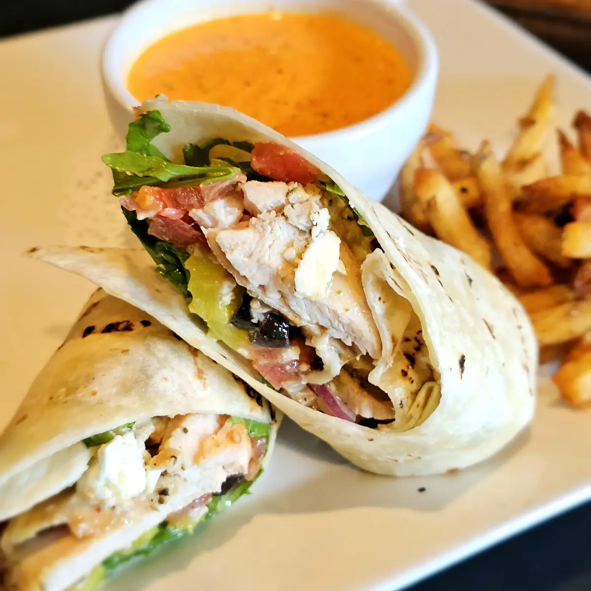 Greek Chicken Wrap