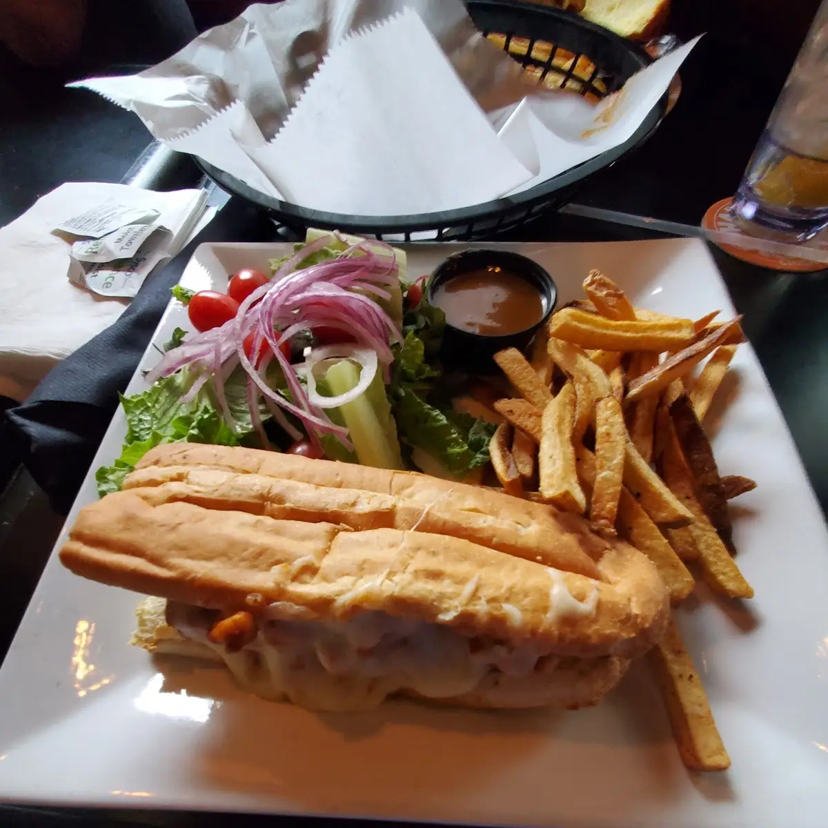 Tuscan Chicken Cheesesteak Hoagie