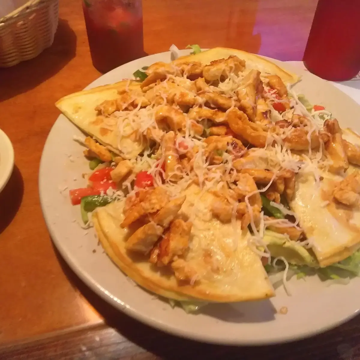 Chicken Quesadilla Salad