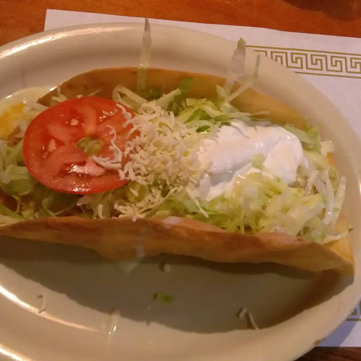 Taco Salad with Shredded Chicken