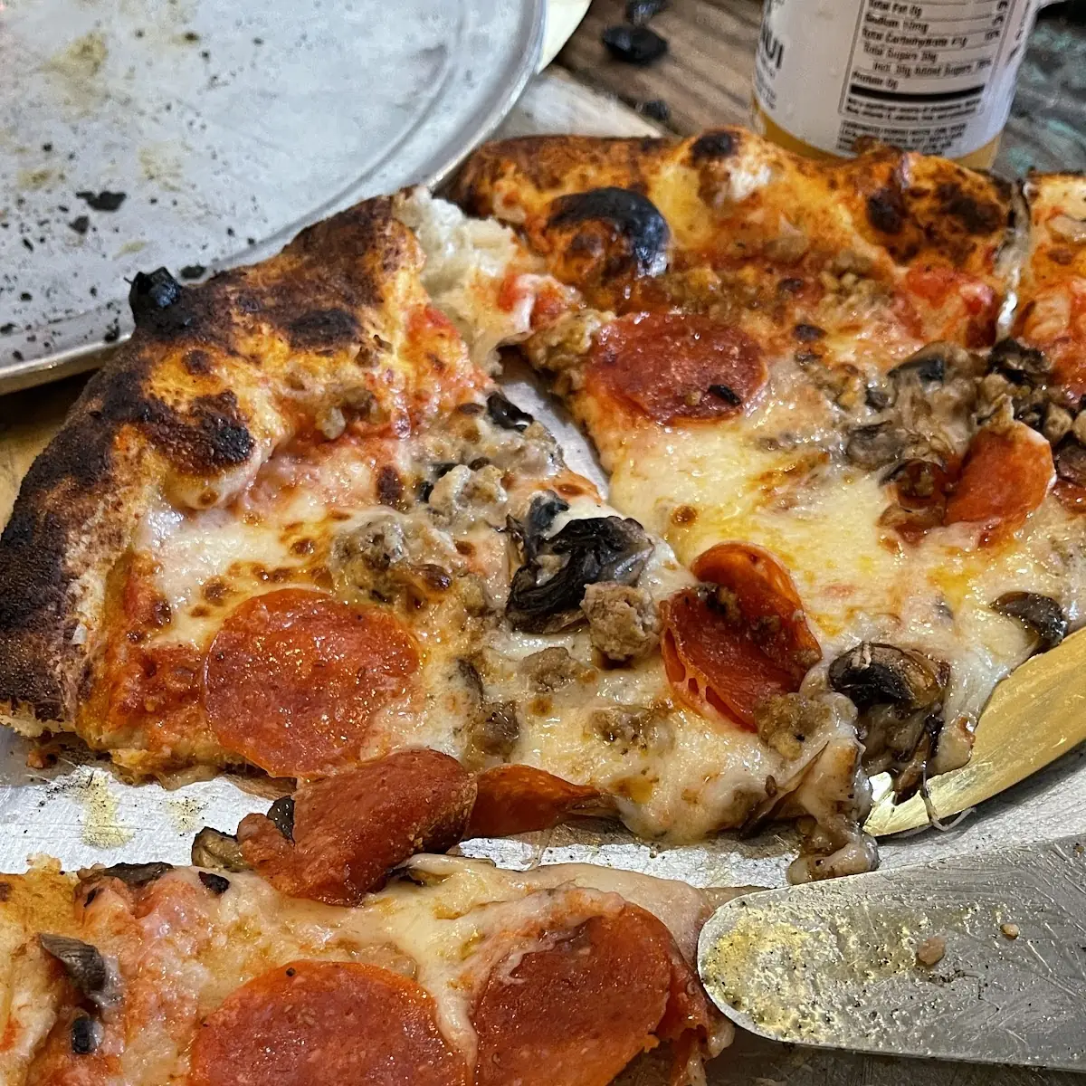 Pepperoni and Sausage Pizza