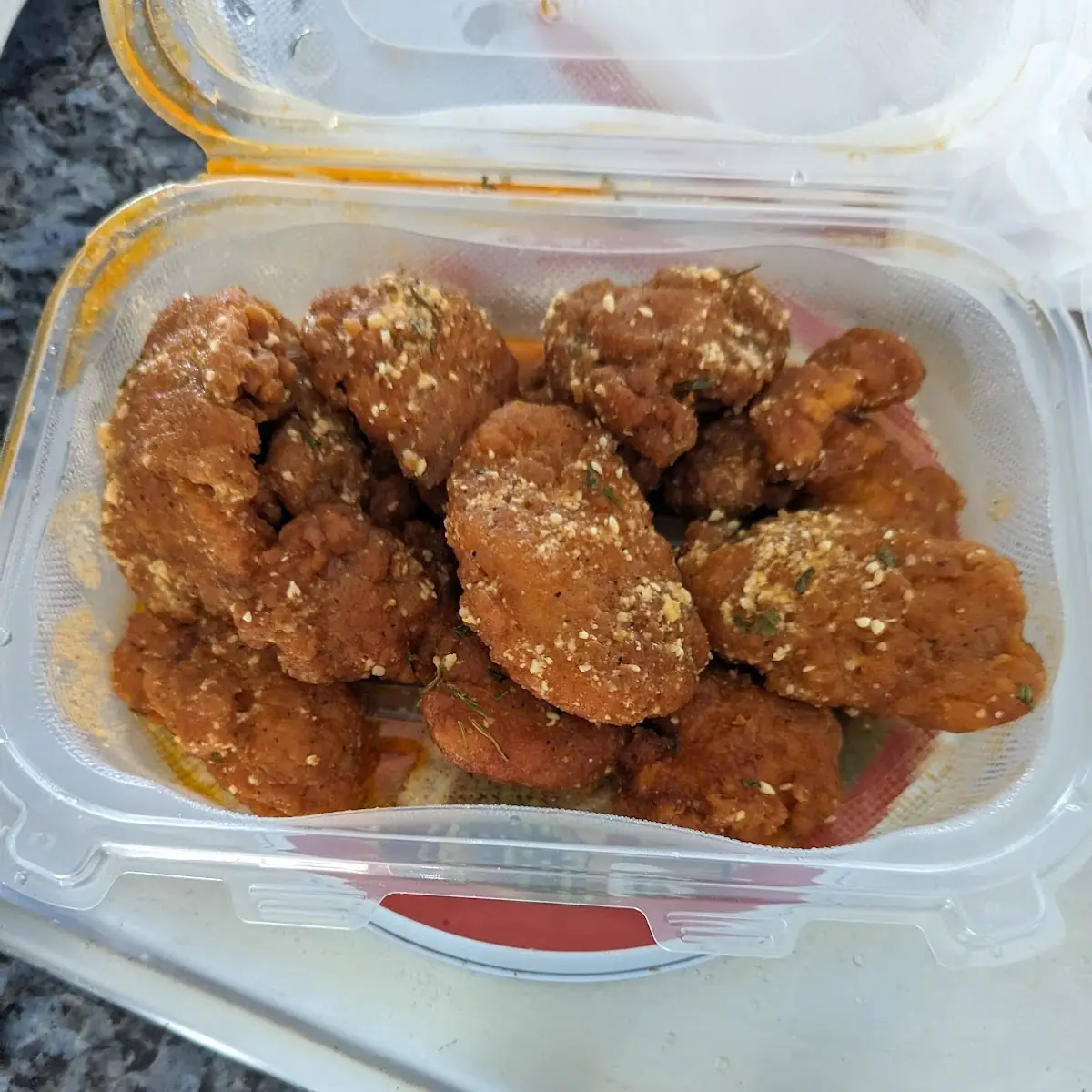 Garlic Buffalo Boneless Wings