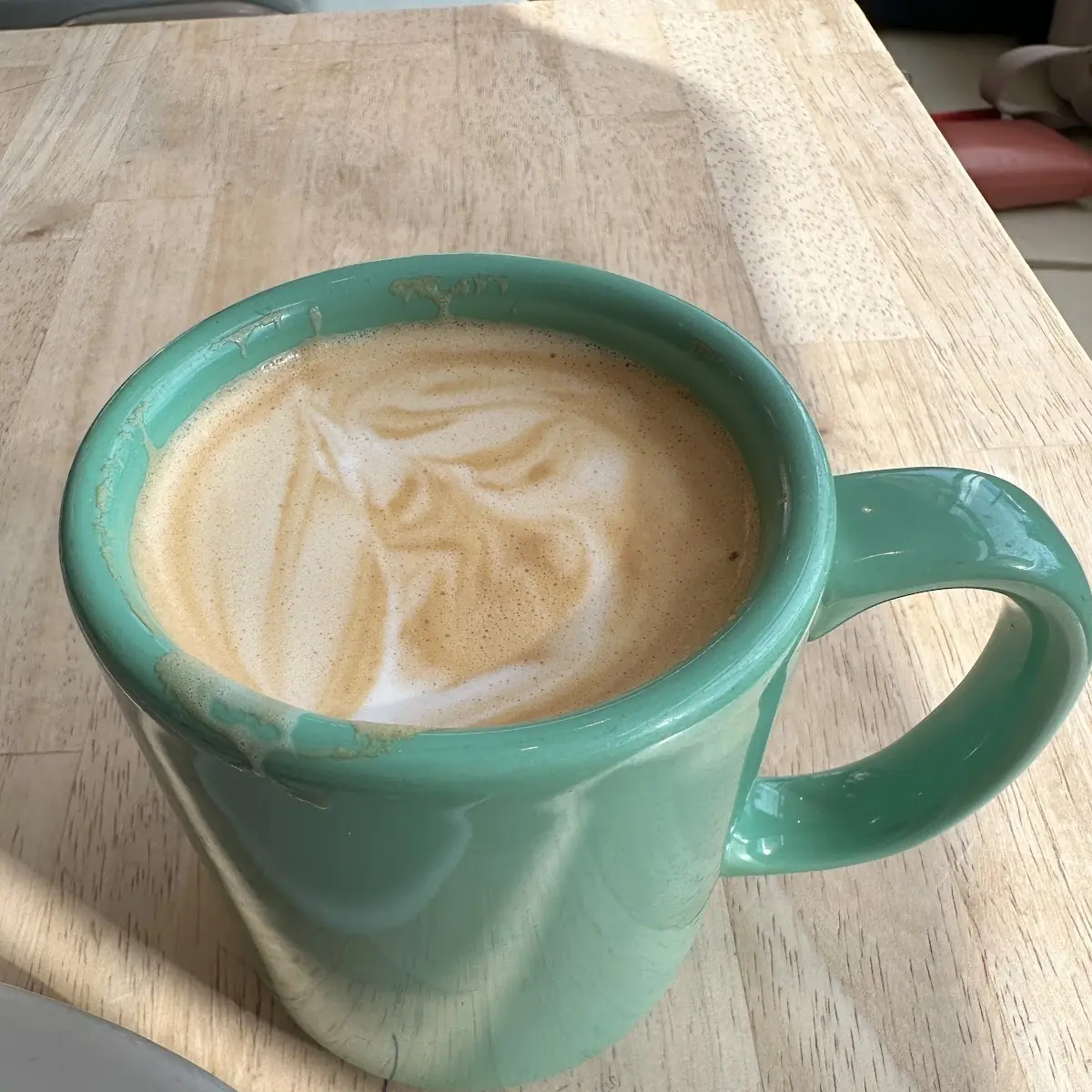 Oat Milk Latte with Real Maple Syrup