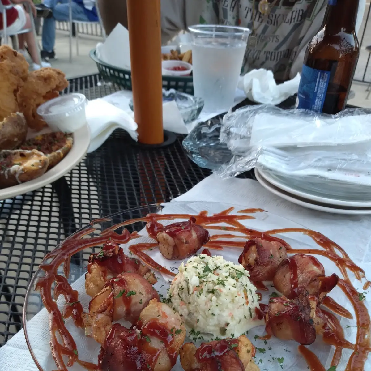 BBQ Bacon Wrapped Shrimp