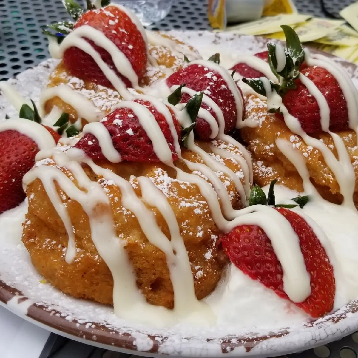 Deep Fried Strawberry Biscuits