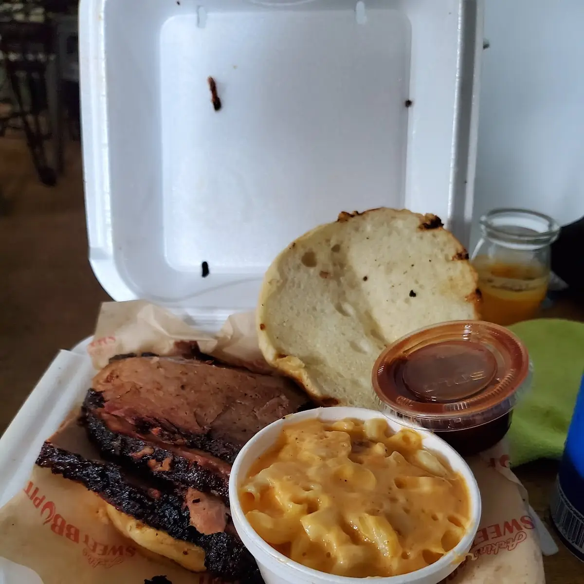 Brisket and Mac N Cheese