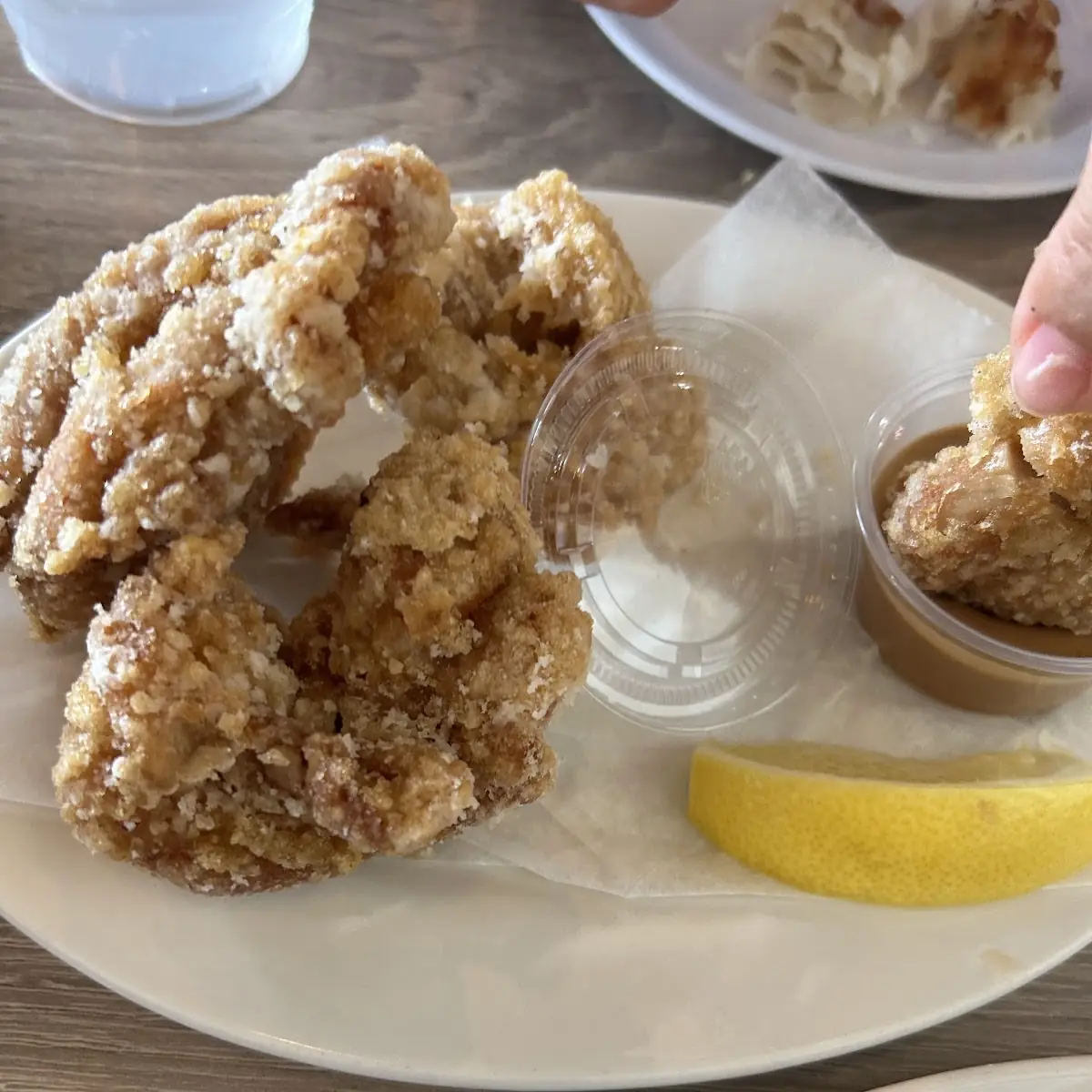 Japanese Fried Chicken with Lemon