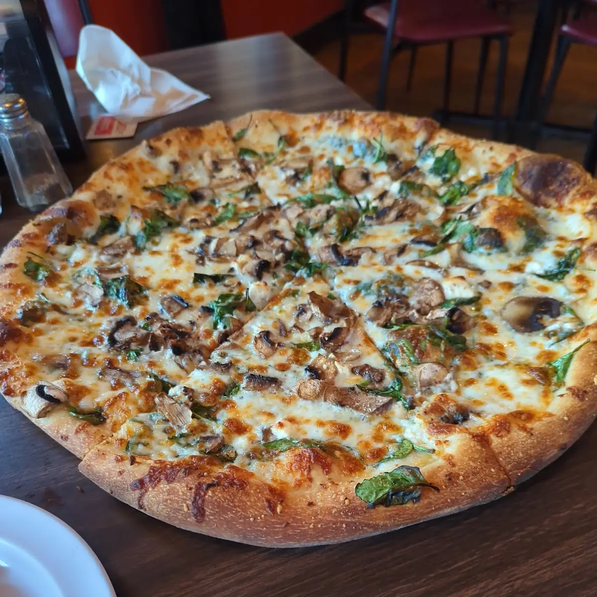 Fungus Amung Us Mushroom Pizza