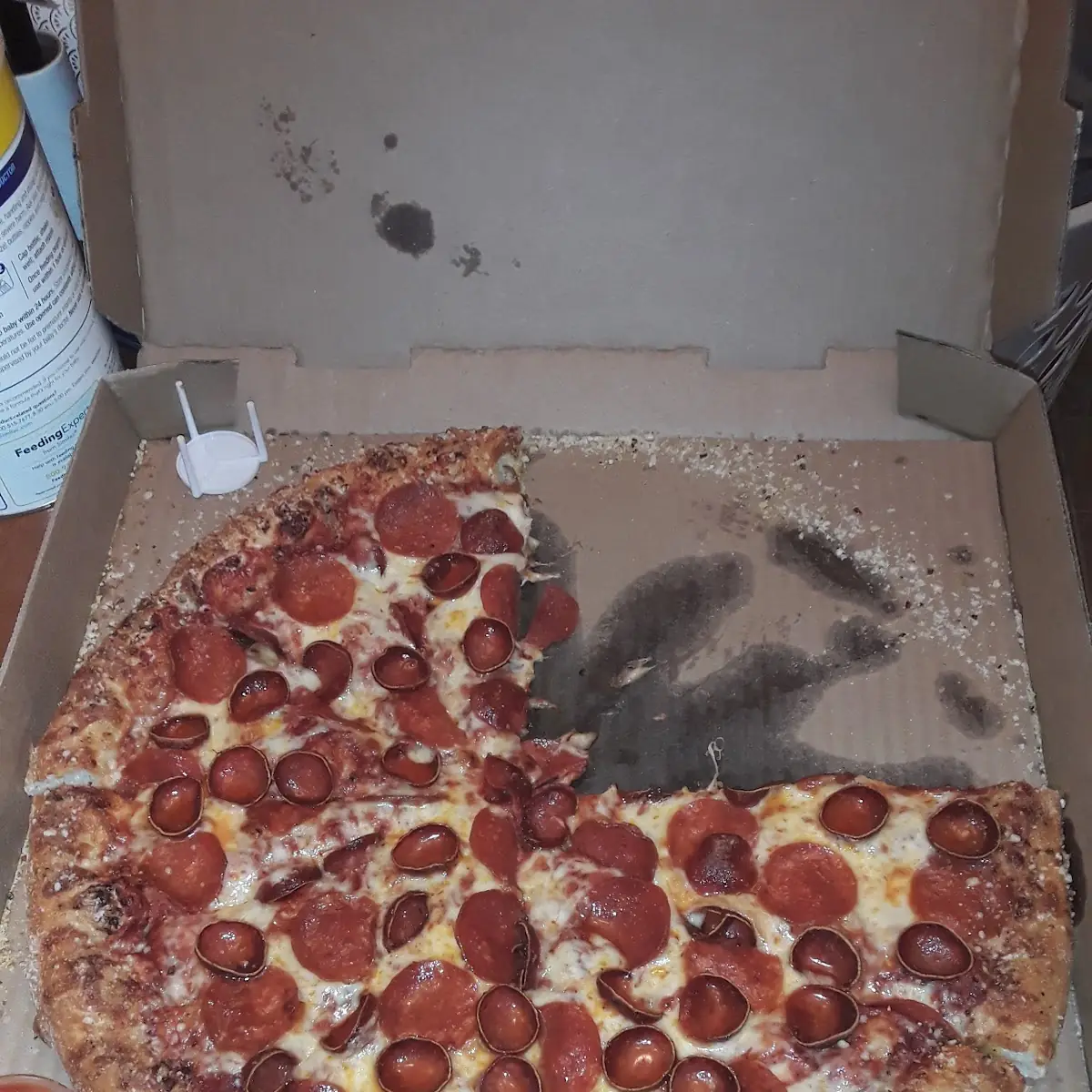 Old World and Pepperoni Pizza