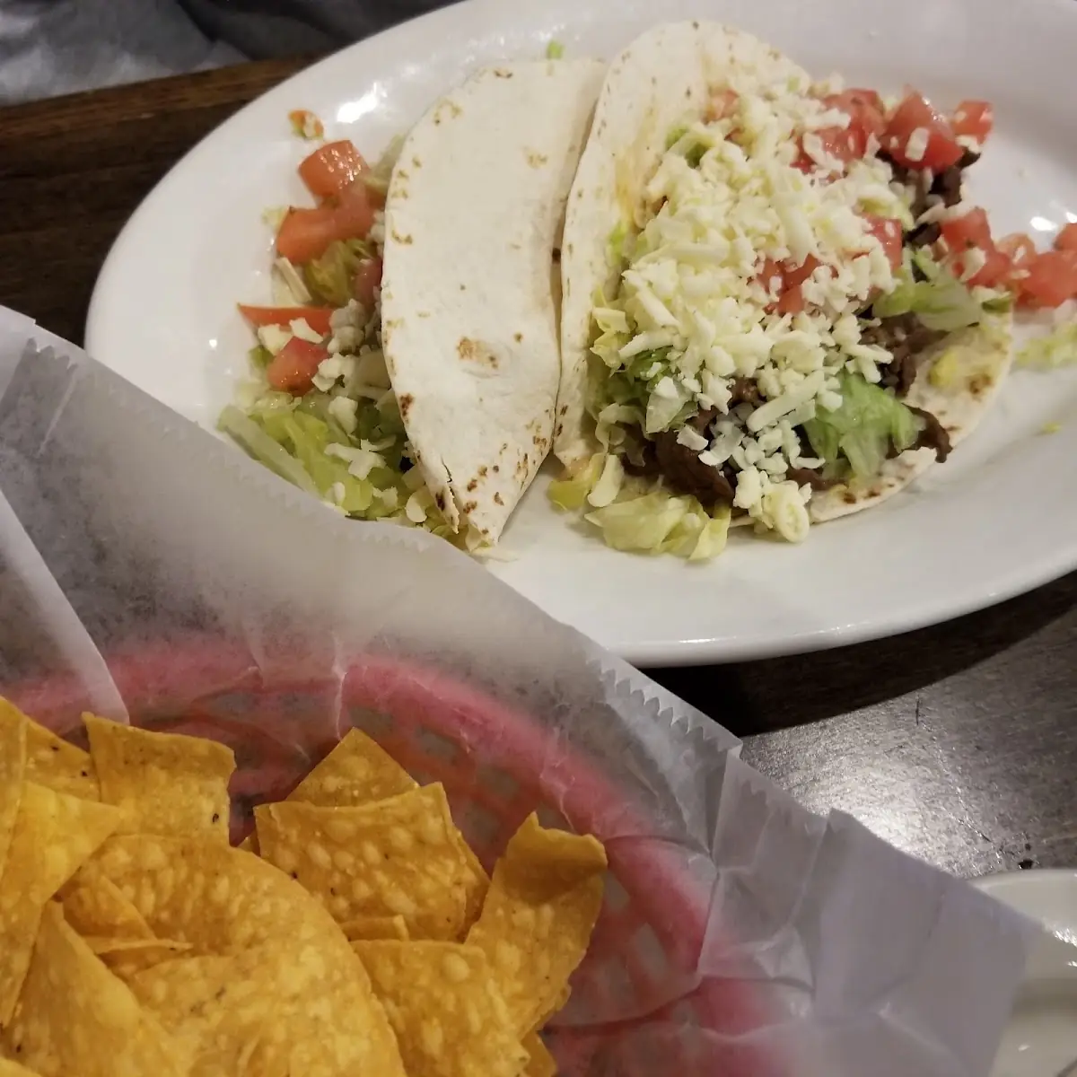Steak Taco and Beef Taco
