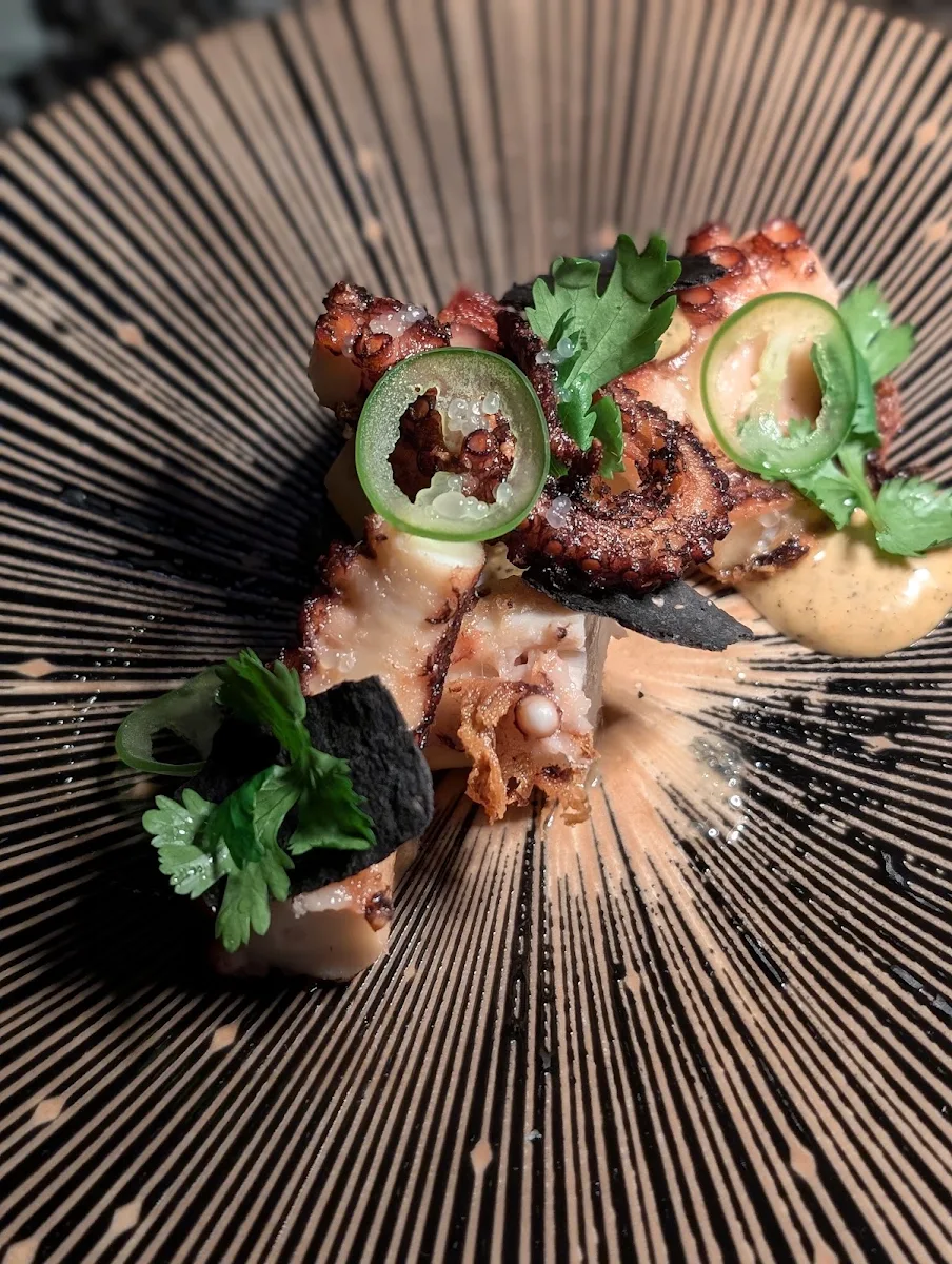 Grilled Octopus with White Beans