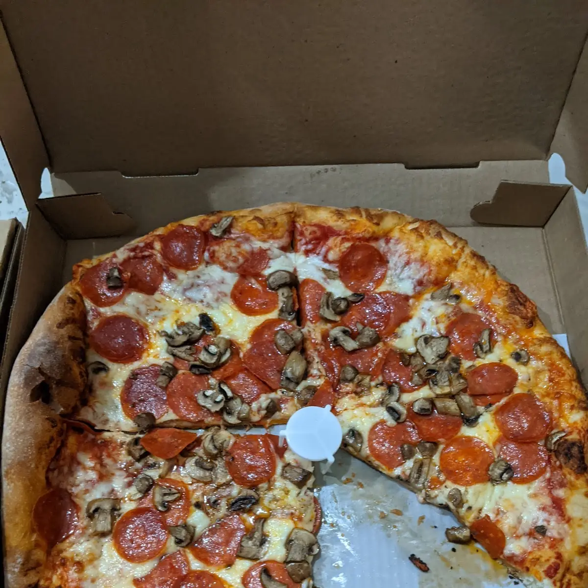 Pepperoni Mushroom Pizza