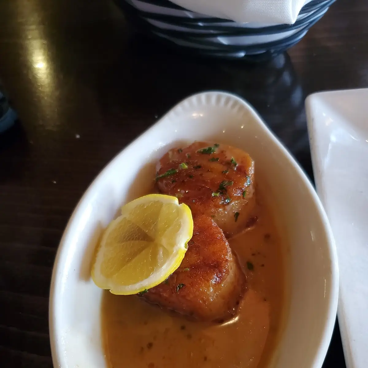 Pan-Seared Scallops Meuniére