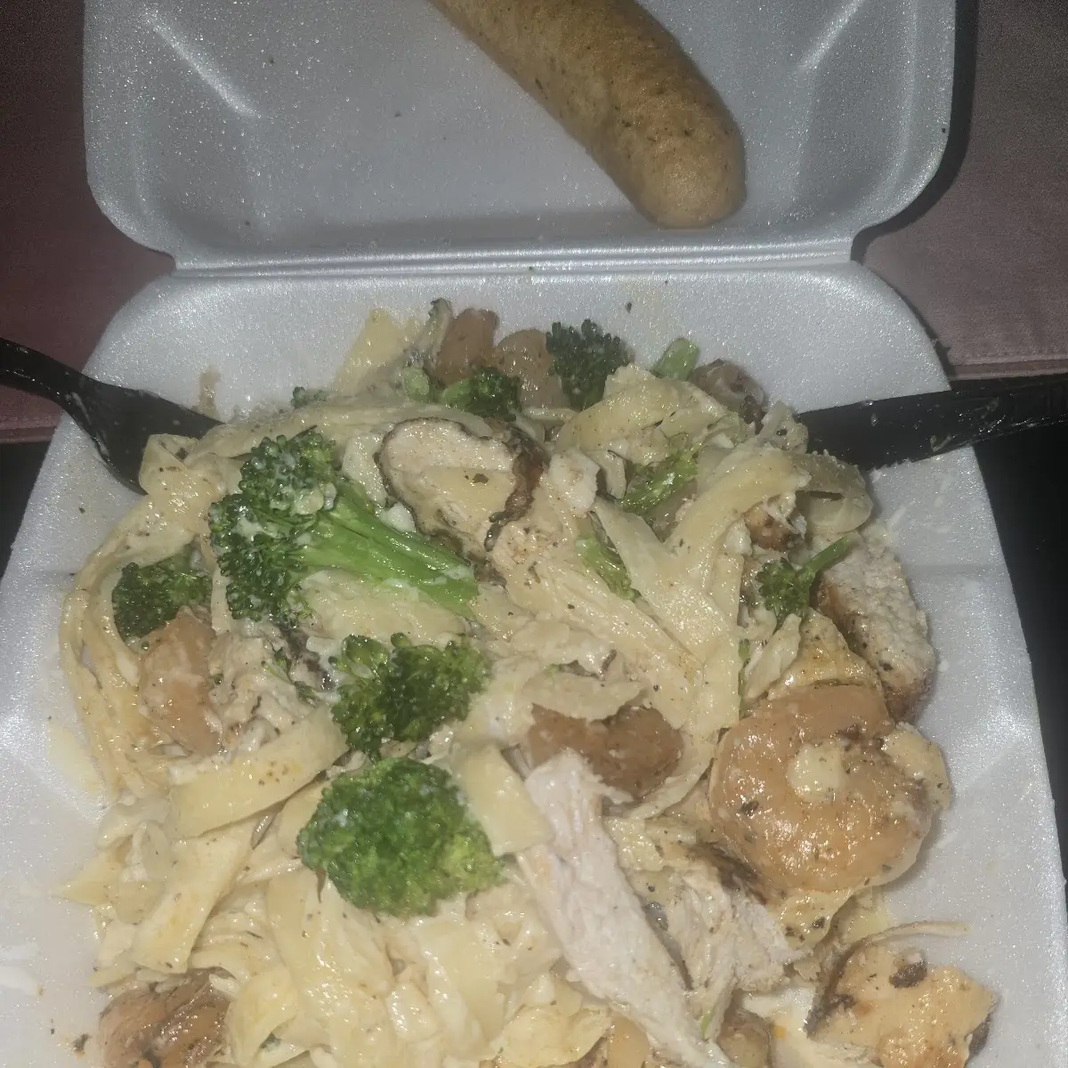 Dry as a Desert Shrimp Alfredo