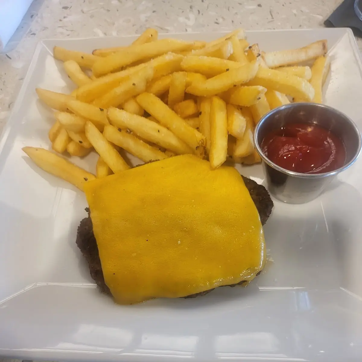 Cheeseburger and Fries