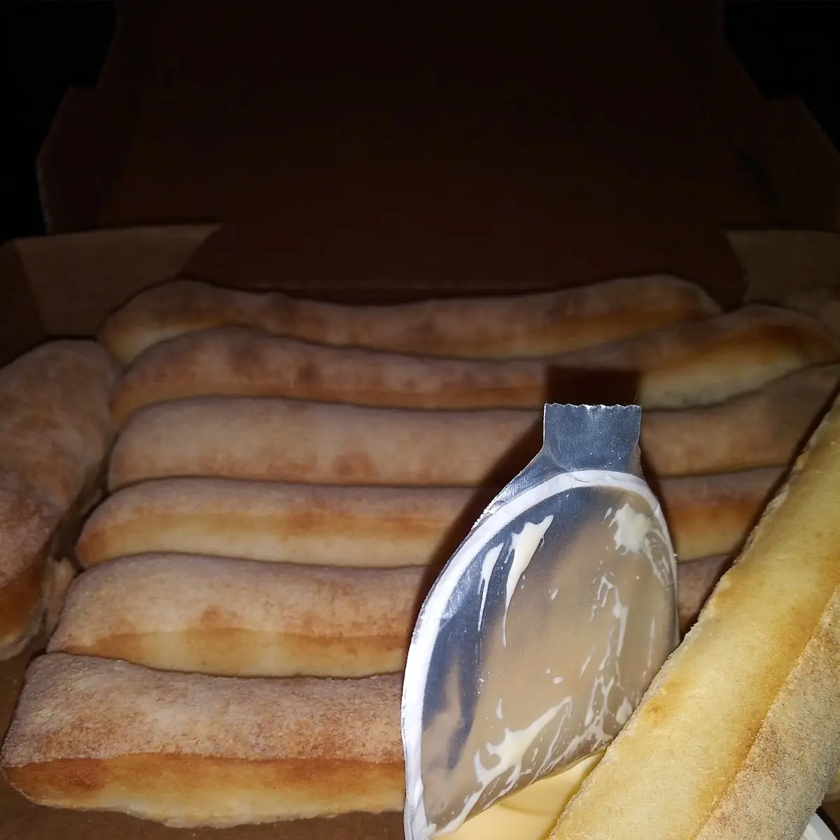 Regular Bread Sticks with Cheese Dipping Sauce