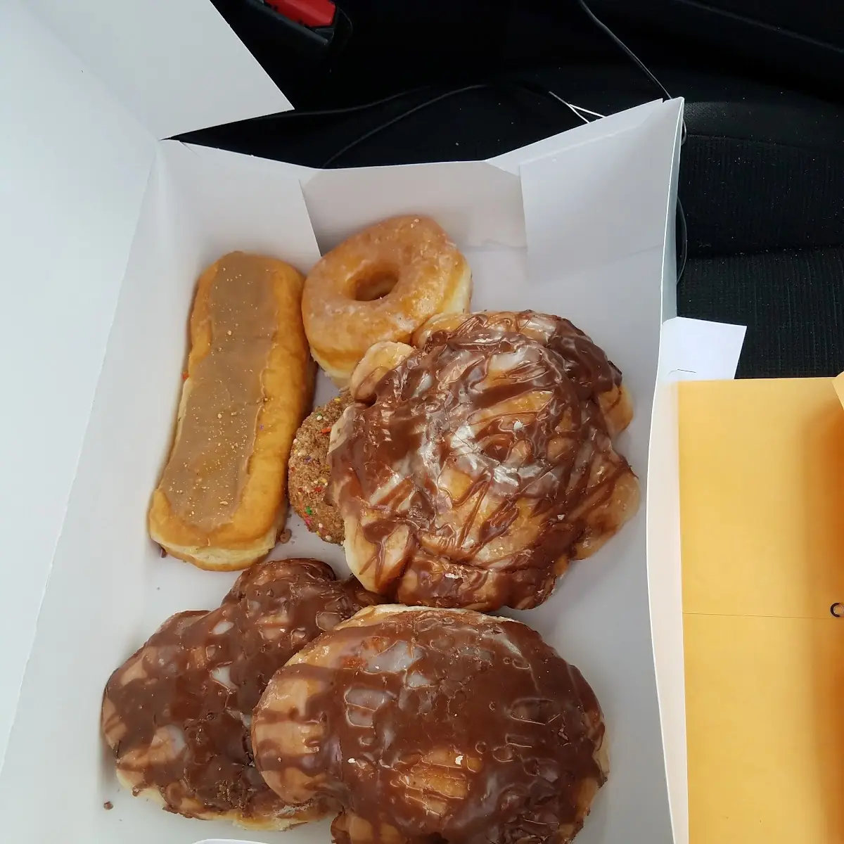 Turtles Maple Glazed Filled Long John