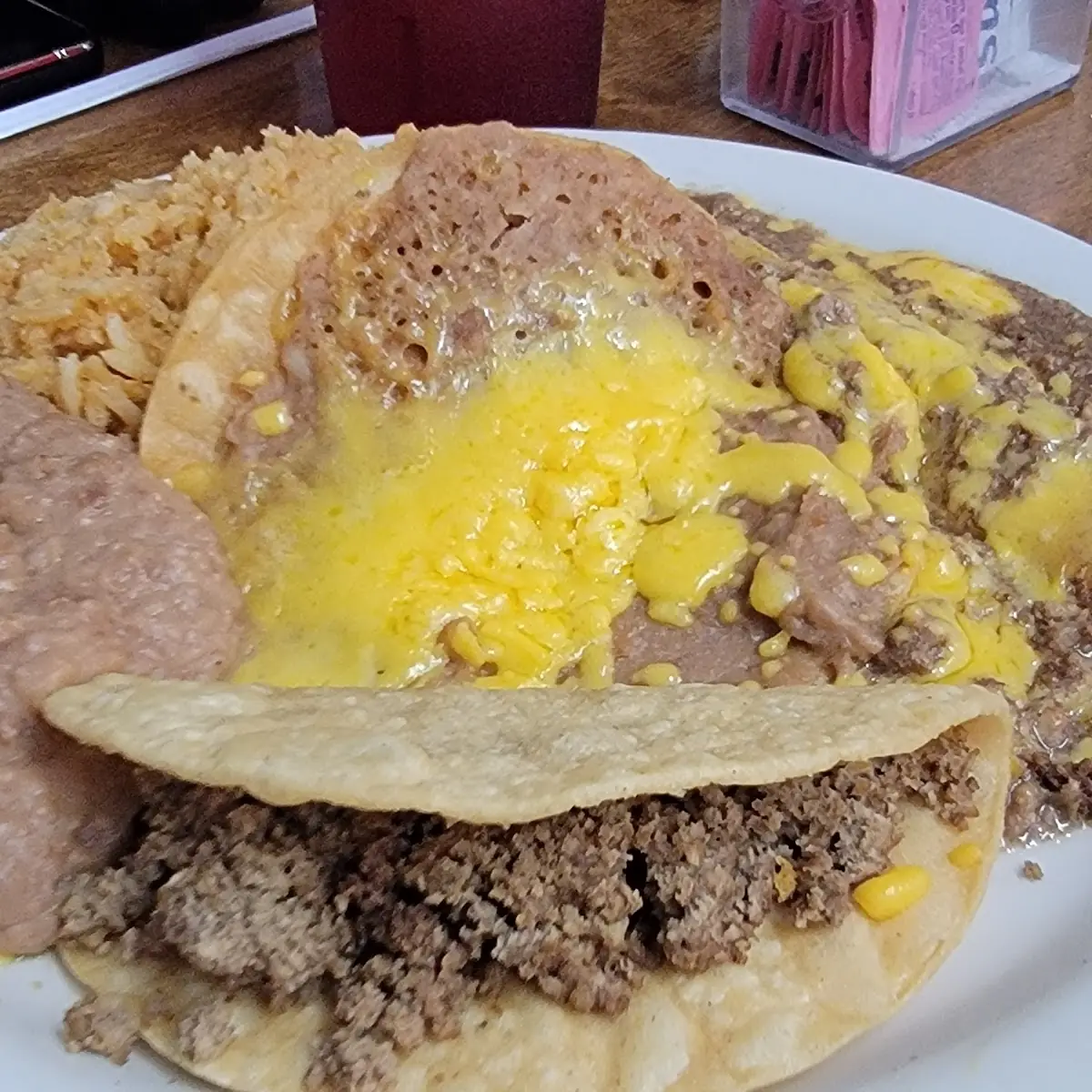 Cheese Enchilada Plate