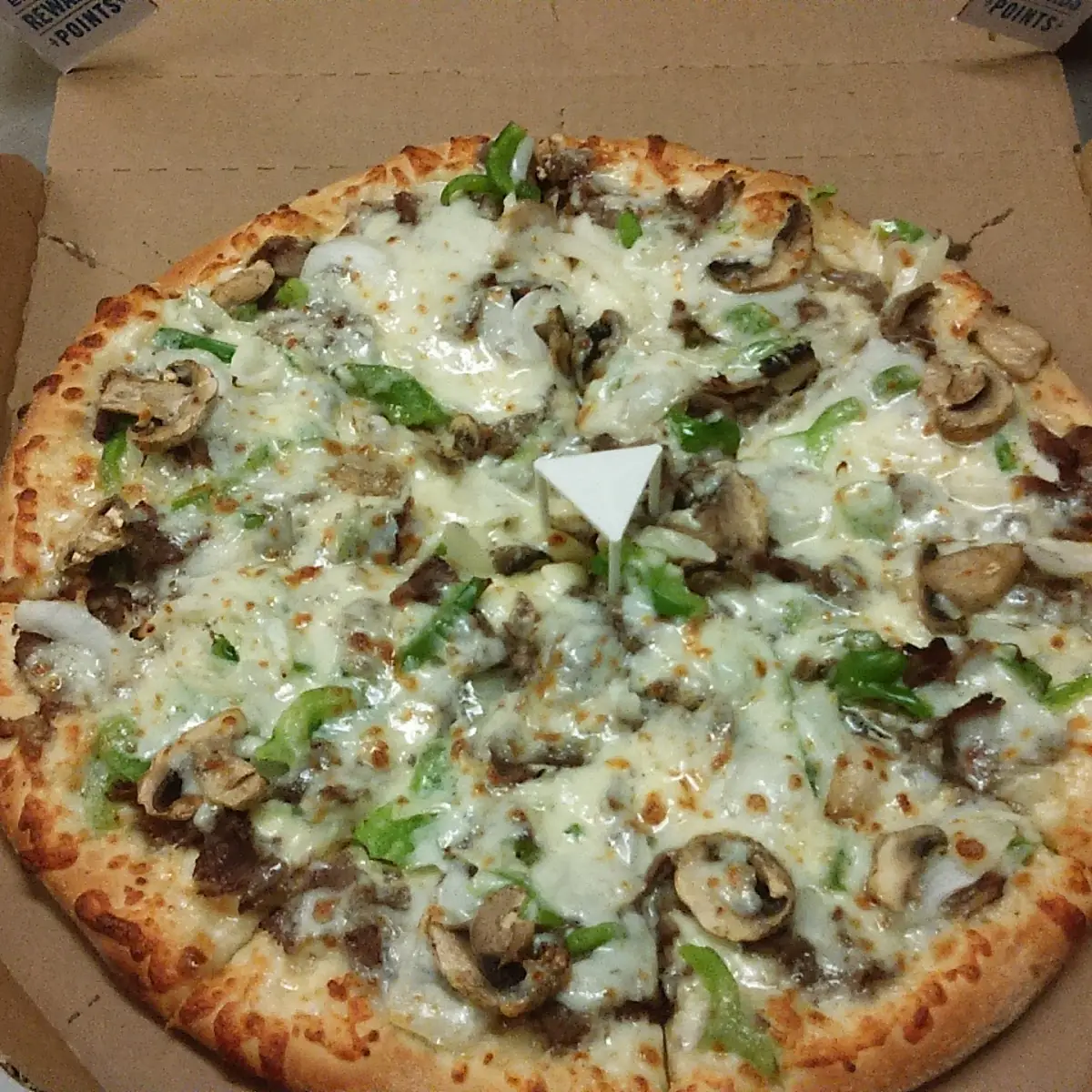 Philly Cheesesteak Pizza
