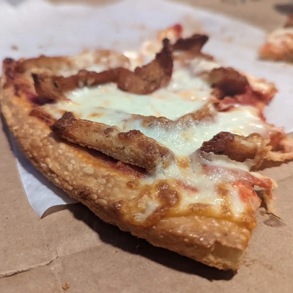 Chicken Parmesan Pizza Slice