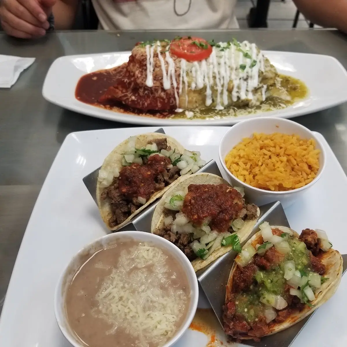 Asada and Al Pastor Tacos