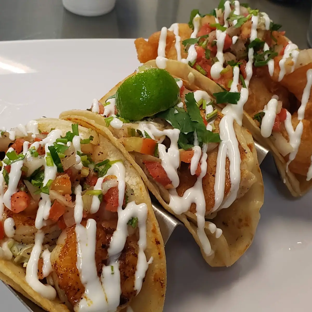 Shrimp Tacos Fish Tacos