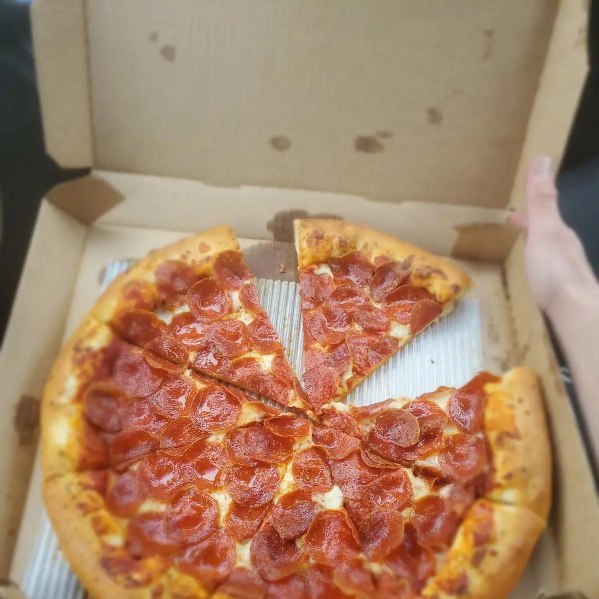 Large Double Pepperoni Stuffed Crust