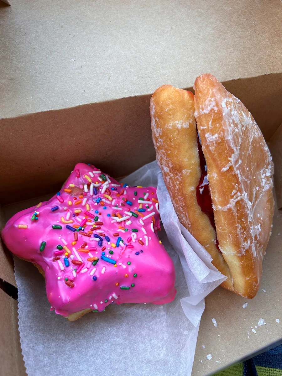 Star Donut Cherry Turnover