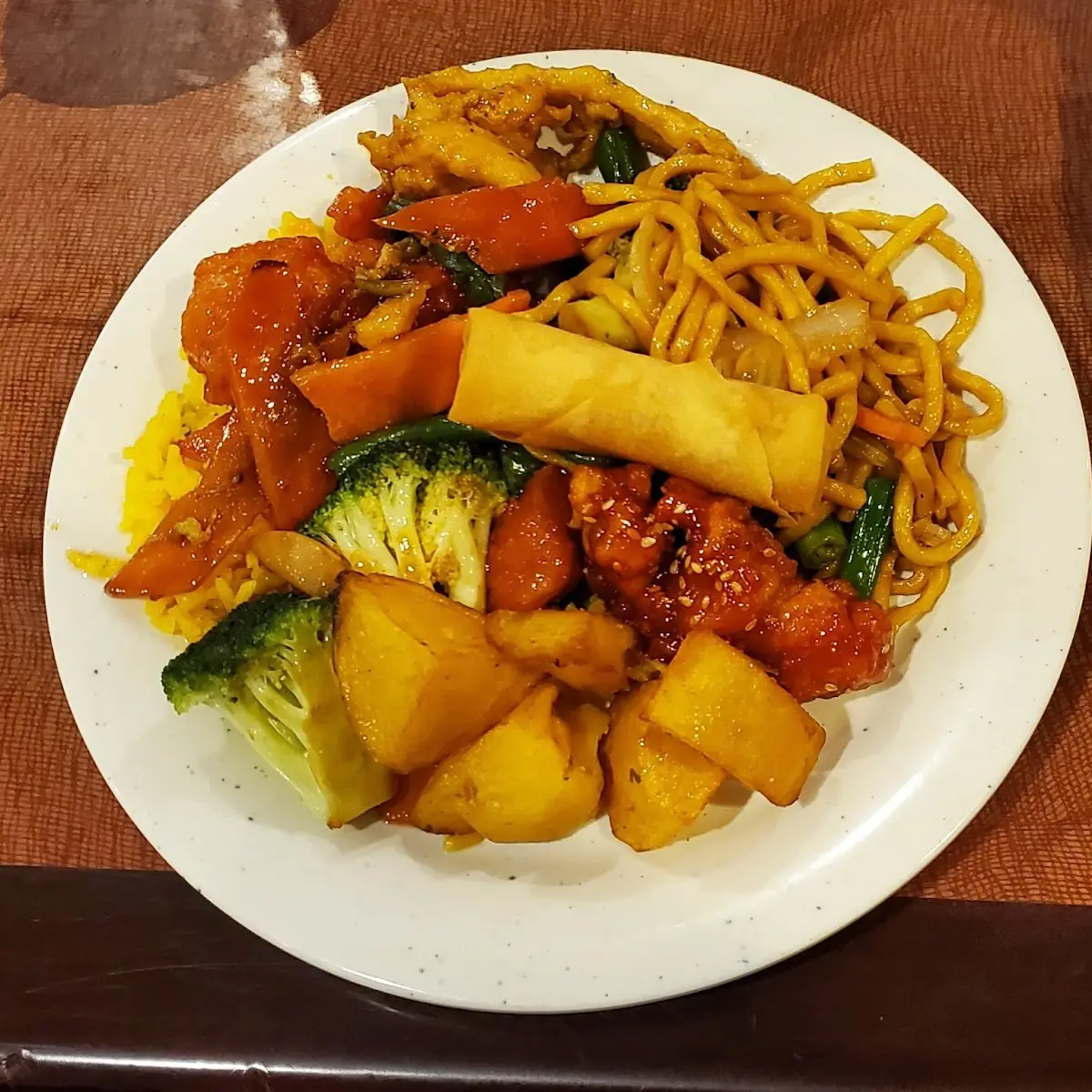 Teriyaki Chicken with Fried Rice & Egg Roll