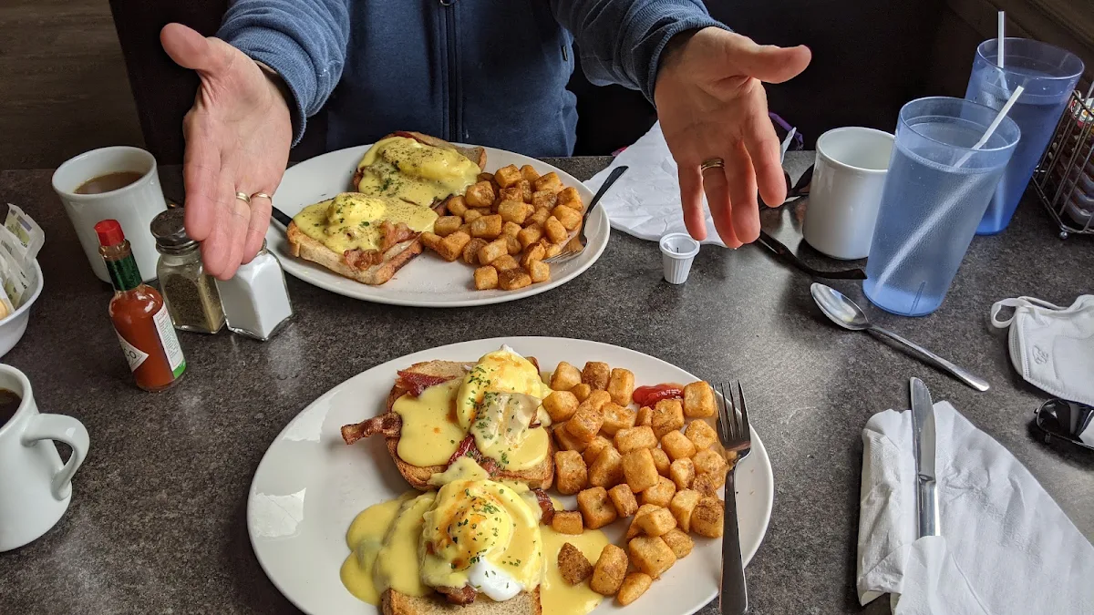 Eggs Benedict Sub Strip Bacon for the Ham