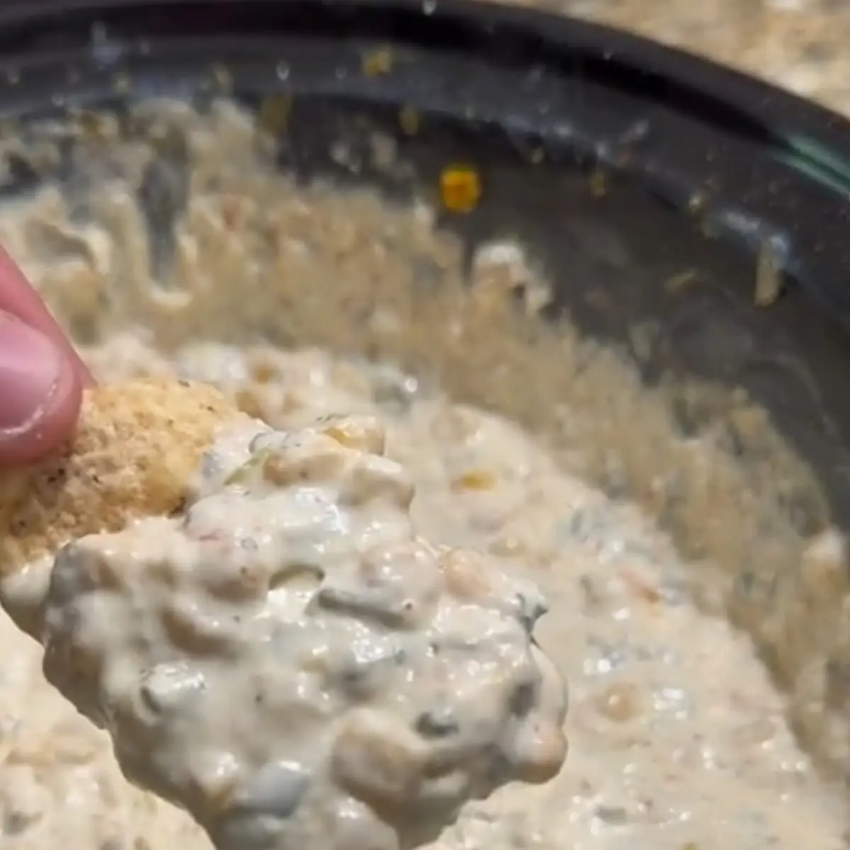 Refried Bean Dip with Cheese and Corn
