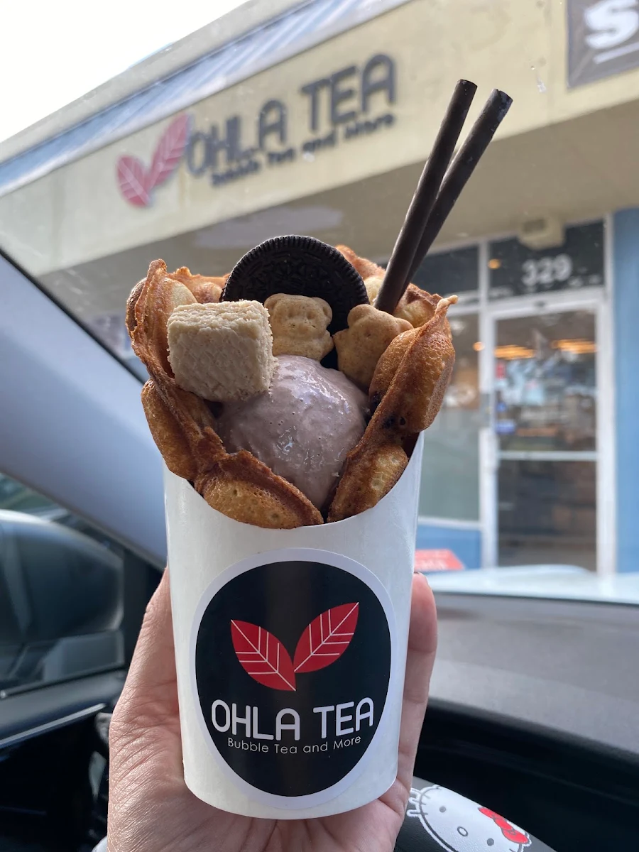 Green Tea Egg Waffle