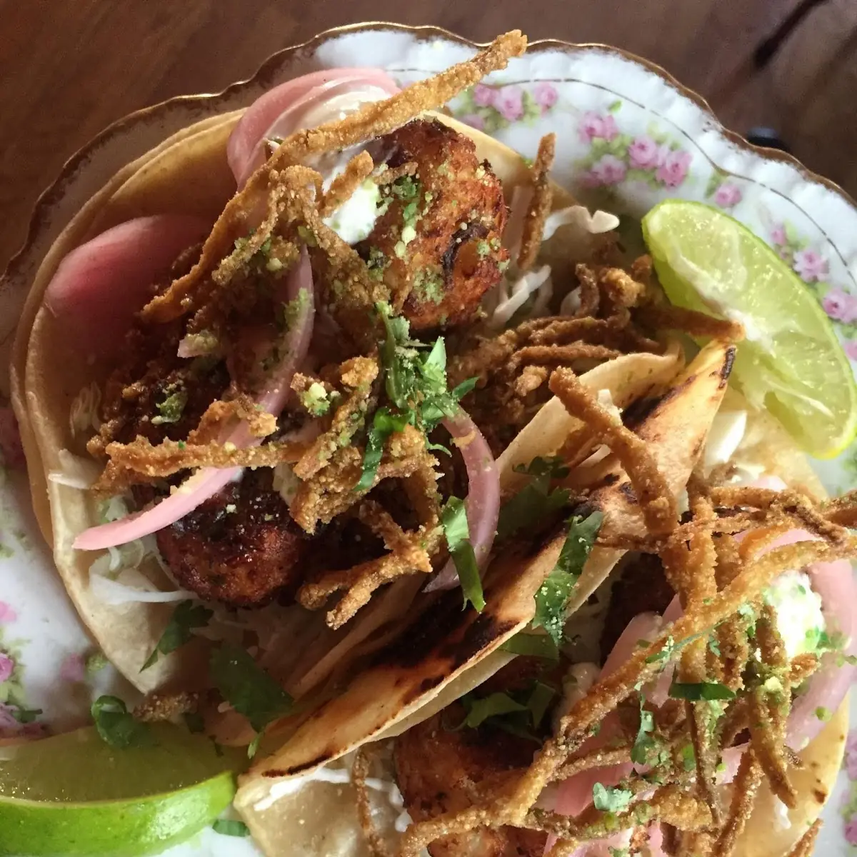 Spicy Shrimp Tacos