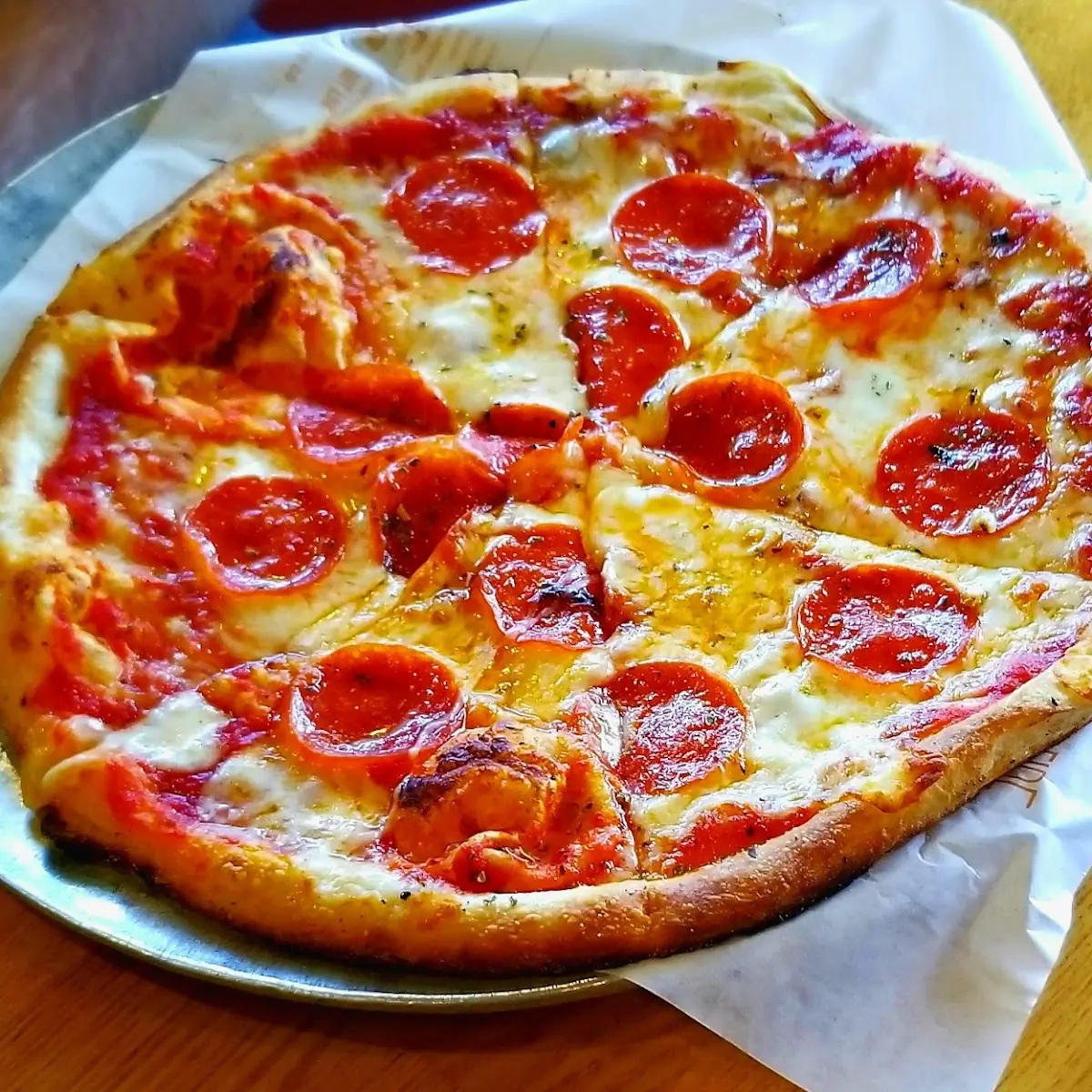 Deep Dish Pepperoni Pizza