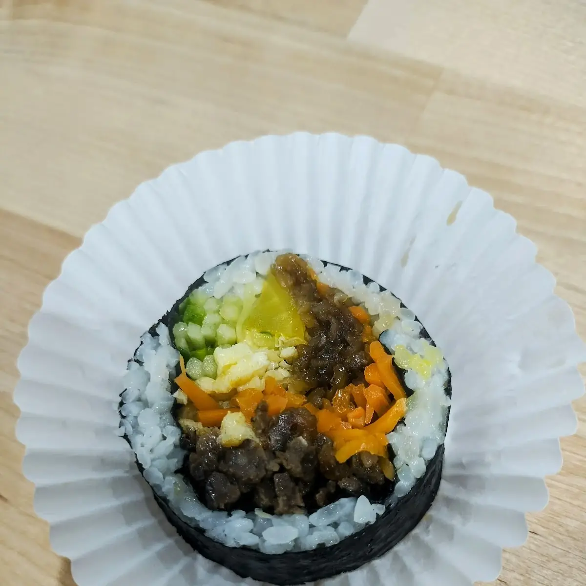 Walnut and Cream Cheese Kimbap