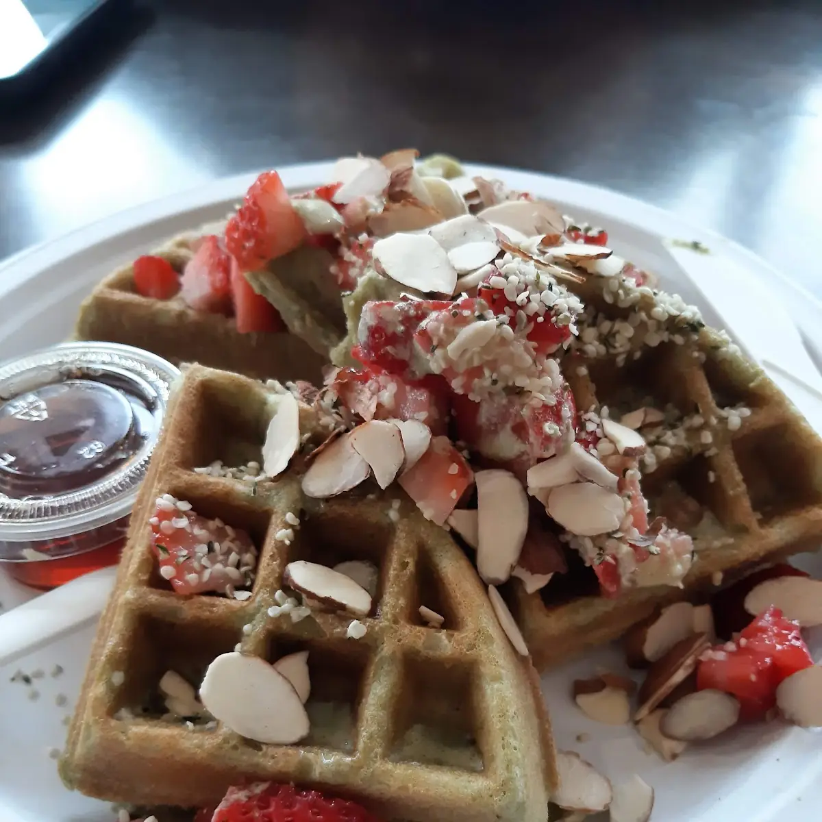 Green Tea Waffles
