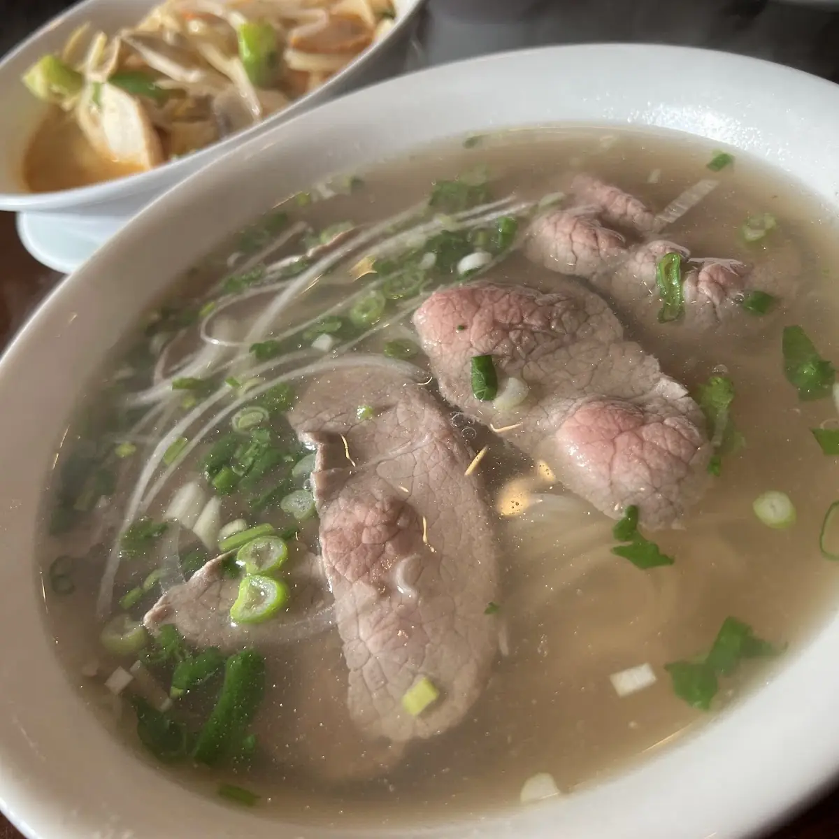 Beef Pho with Condiments