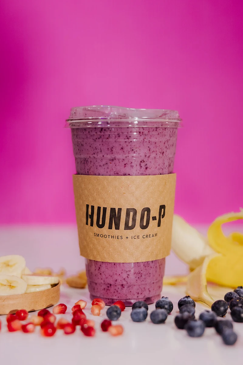 Hundo-P Shaker Pink, Hundo-P Smoothies + Ice Cream