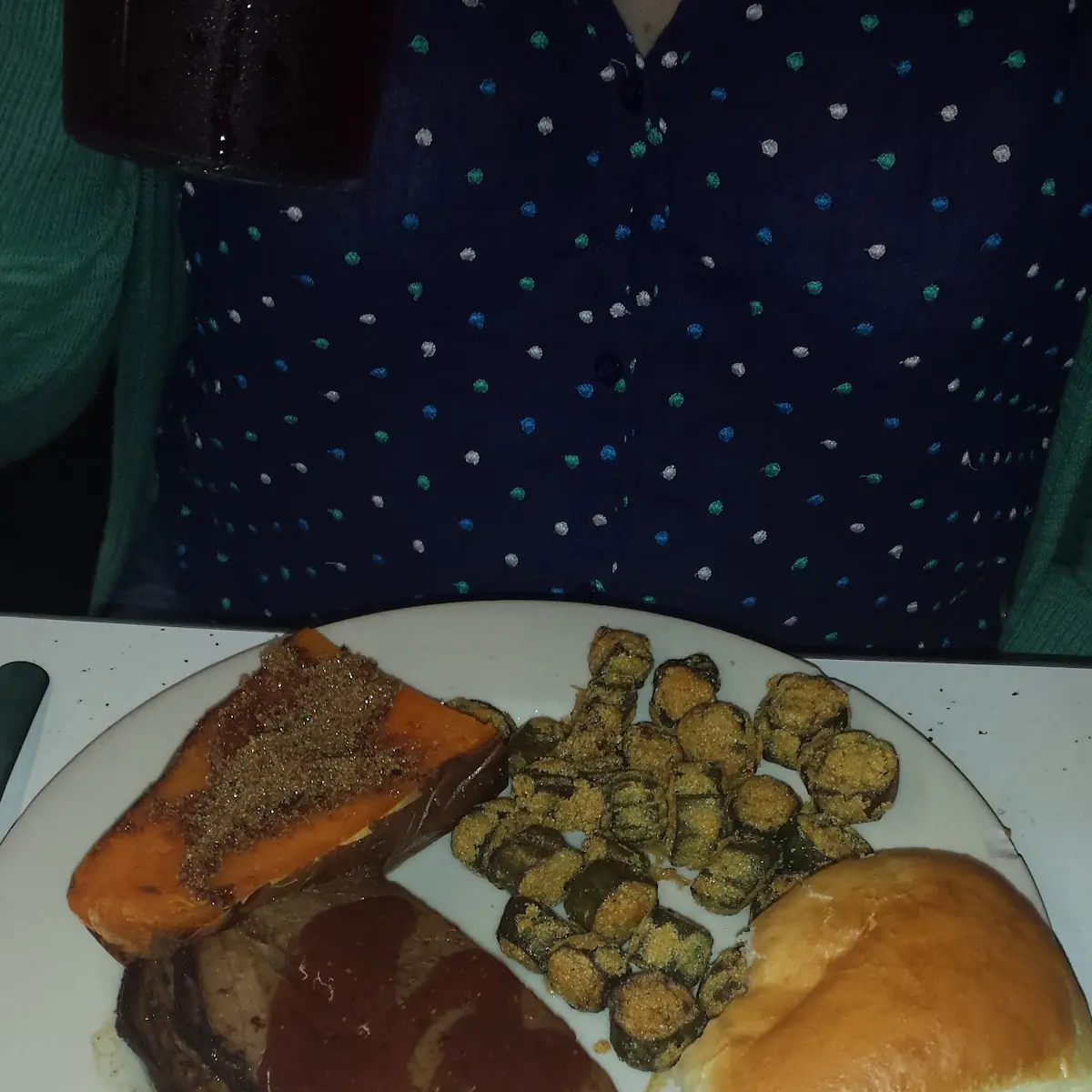 Okra and Sweet Potato