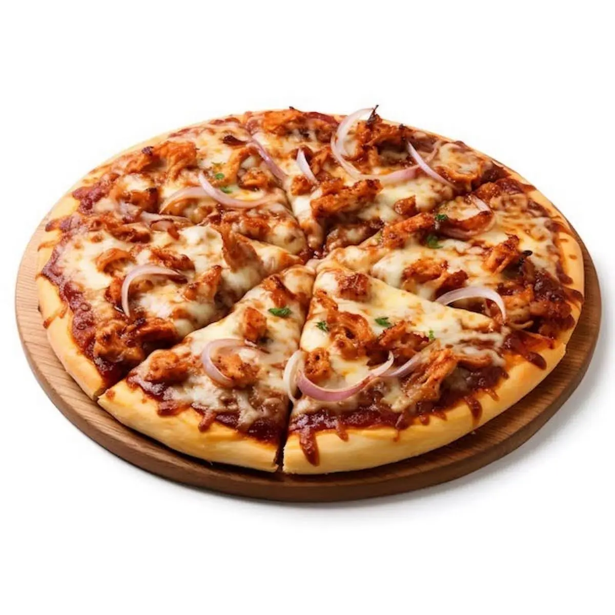 BBQ Chicken Pizza Slice