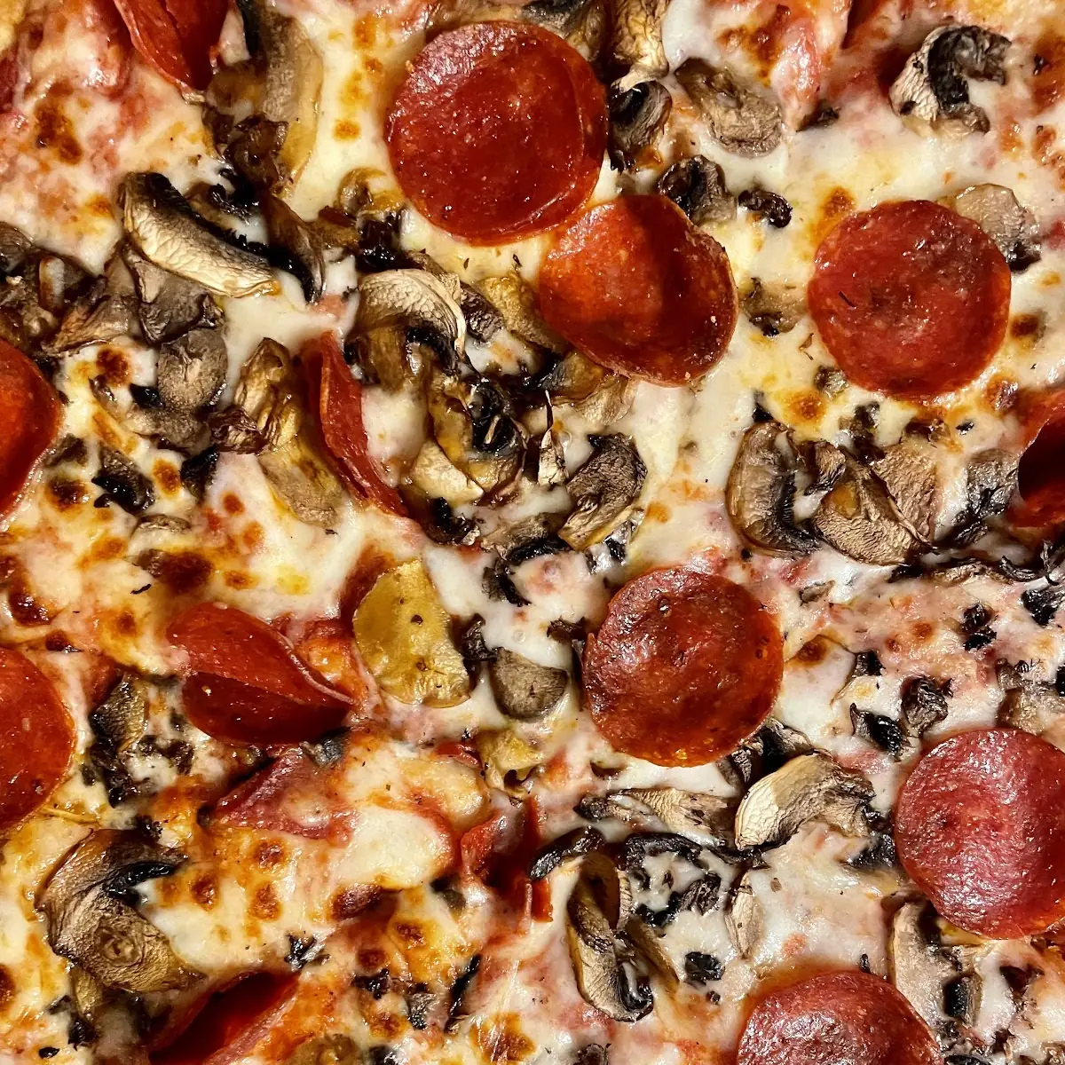 Pepperoni and Mushroom Pizza