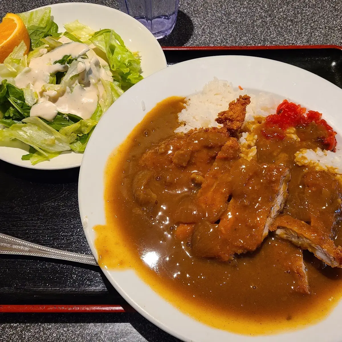 Curry Rice with Chicken Cutlet