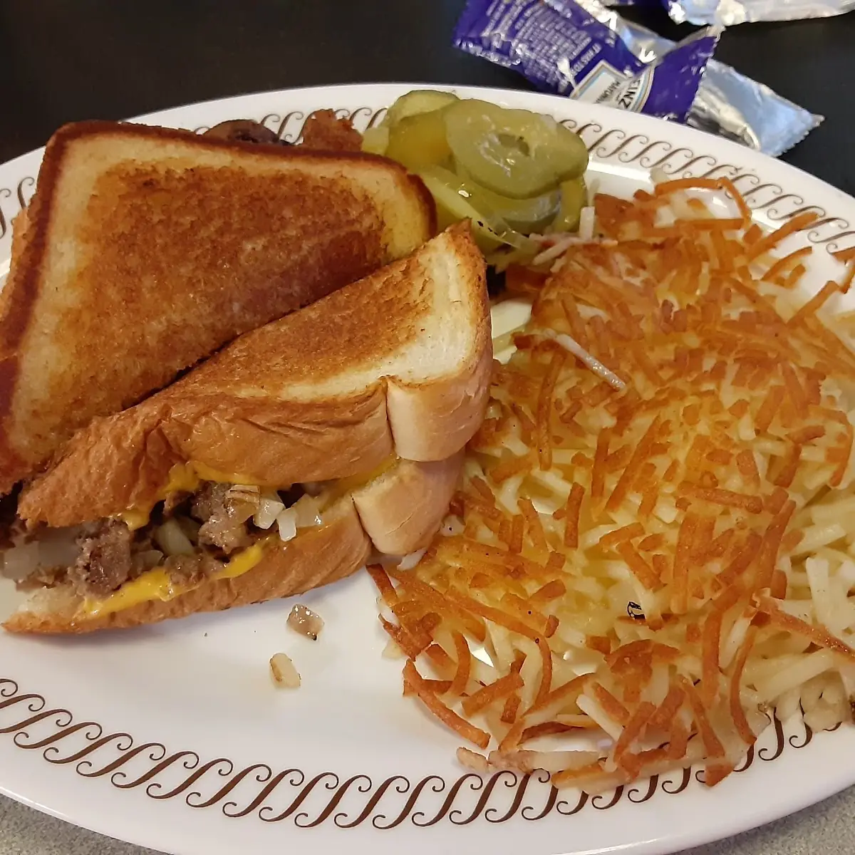 Texas Bacon Cheese Steak Sandwich