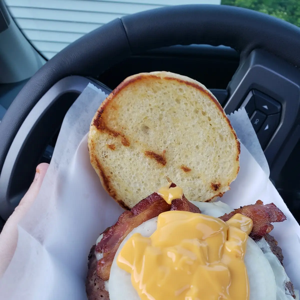 Bacon Cheeseburger with Added Cheese