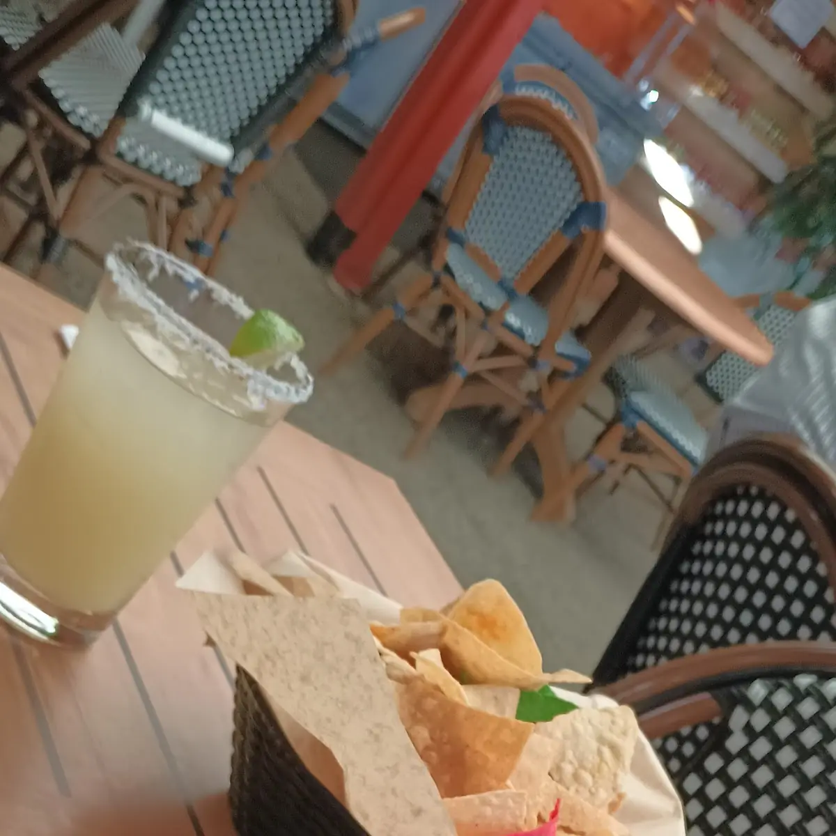 Chips and Salsa Strawberry Margarita